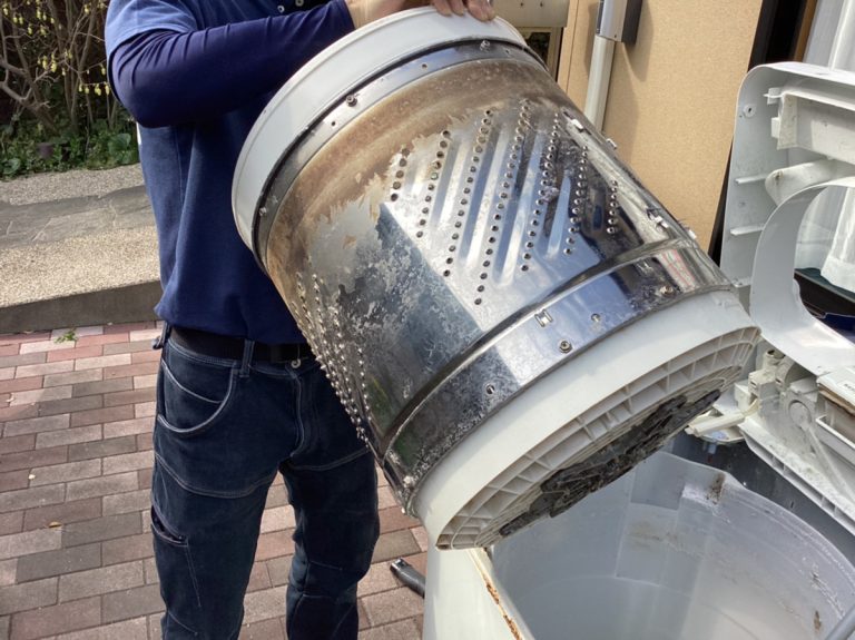 洗濯機内部のカビ・汚れを完全除去!